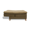 Poltrona Zeink Camel 70x90cm De Un Puesto Reclinable Con Patas