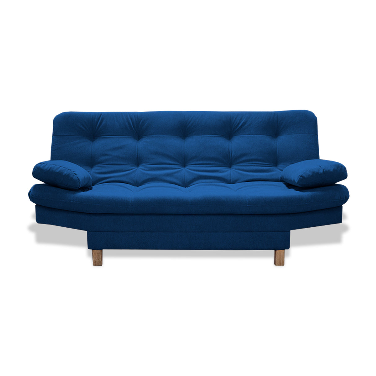 Sofá Cama Bakers Azul Petróleo 185x95cm De Tres Puestos Reclinable con Patas - Sofas y Poltronas | Bylmo