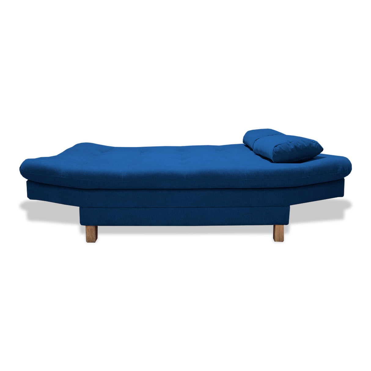Sofá Cama Bakers Azul Petróleo 185x95cm De Tres Puestos Reclinable con Patas - Sofas y Poltronas | Bylmo