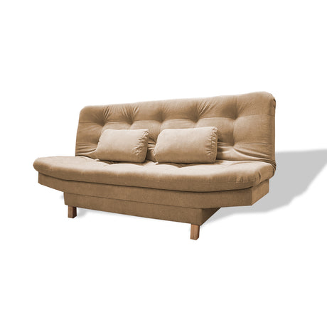 Sofá Cama Bakers Camel 185x95cm De Tres Puestos Reclinable con Patas - Sofas y Poltronas | Bylmo