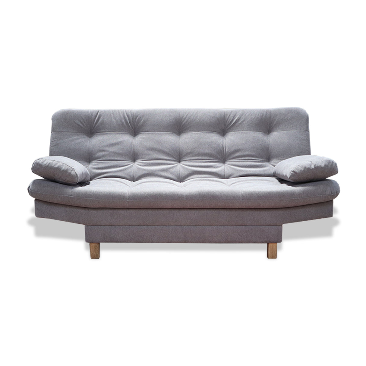 Sofá Cama Bakers Gris 185x95cm De Tres Puestos Reclinable con Patas - Sofas y Poltronas | Bylmo