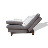 Sofá Cama Bakers Gris 185x95cm De Tres Puestos Reclinable con Patas - Sofas y Poltronas | Bylmo