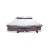 Sofá Cama Bakers Gris 185x95cm De Tres Puestos Reclinable con Patas - Sofas y Poltronas | Bylmo
