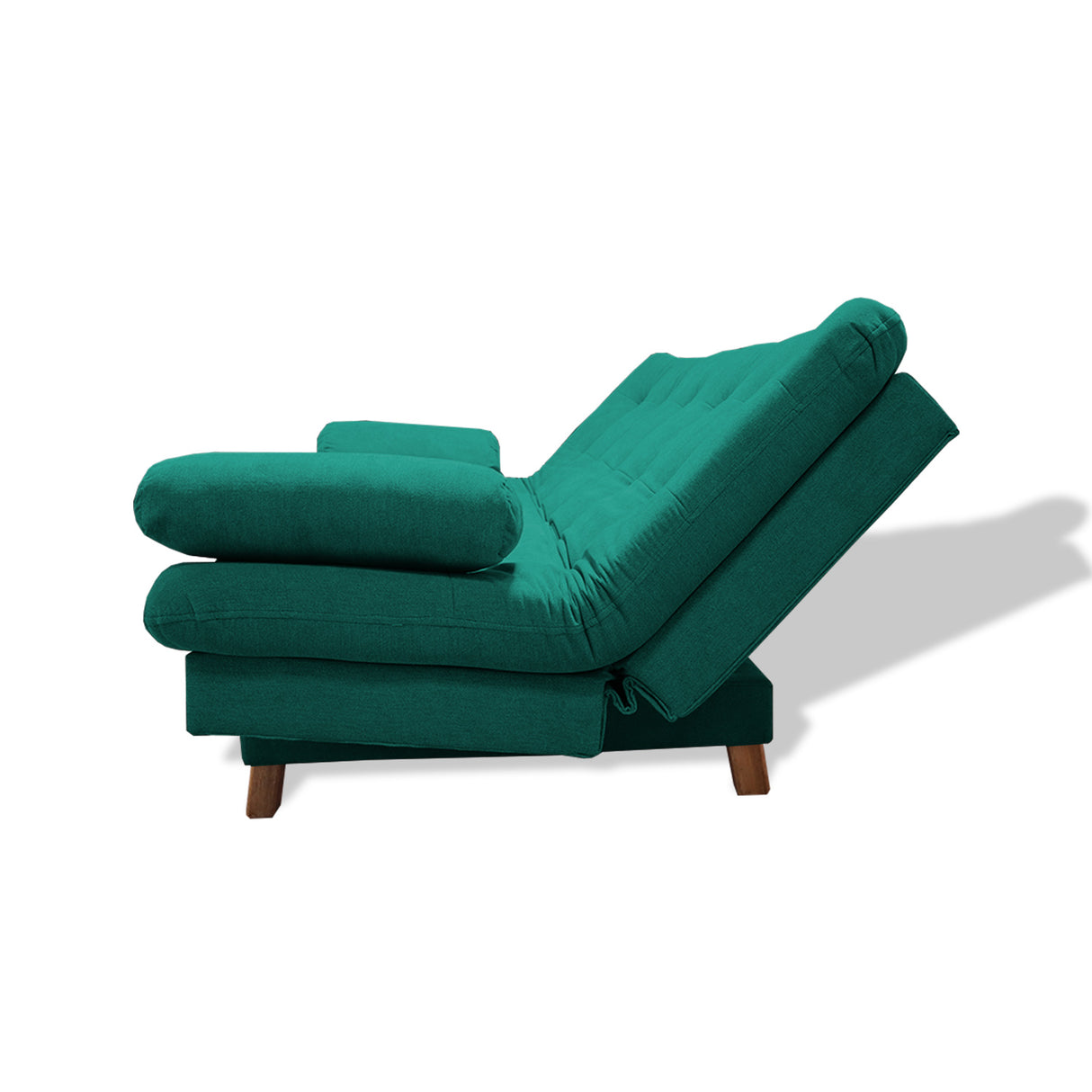 Sofá Cama Bakers Verde 185x95cm De Tres Puestos Reclinable con Patas - Sofas y Poltronas | Bylmo