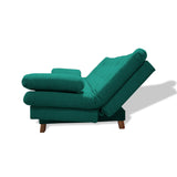 Sofá Cama Bakers Verde 185x95cm De Tres Puestos Reclinable con Patas - Sofas y Poltronas | Bylmo