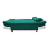 Sofá Cama Bakers Verde 185x95cm De Tres Puestos Reclinable con Patas - Sofas y Poltronas | Bylmo