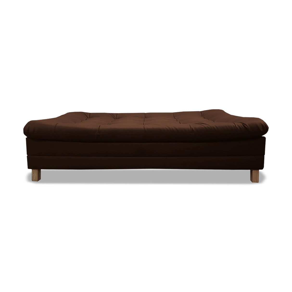 Sofá Cama Zeink Marron 185x95cm De Tres Puestos Reclinable con Patas - Sofas y Poltronas | Bylmo