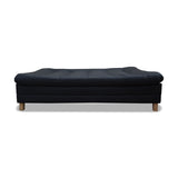 Sofá Cama Zeink Negro 185x95cm De Tres Puestos Reclinable con Patas - Sofas y Poltronas | Bylmo