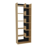 Estantería Clover Fresno Europeo 162x60cm Rectangular con Diez Entrepaños - BIBLIOTECAS Y ESTANTERIAS | Bylmo