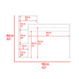 Escritorio Britt Capri 110x90cm Moderno - ESCRITORIOS | Bylmo