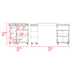 Escritorio Extensible San Diego Fresno Europeo 70.5x75.5cm Con Archivador