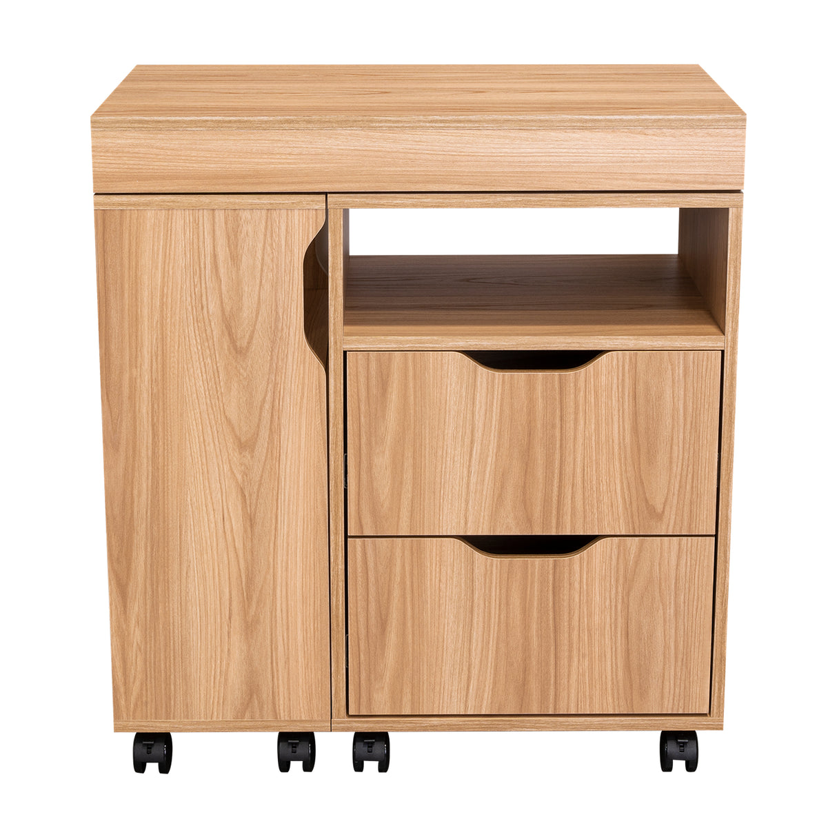 Escritorio Extensible San Diego Fresno Europeo 70.5x75.5cm Con Archivador - ESCRITORIOS | Bylmo