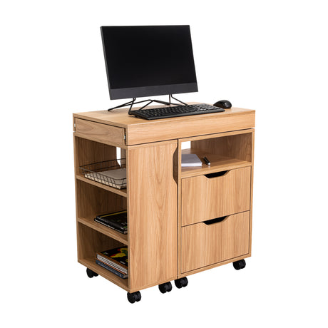 Escritorio Extensible San Diego Fresno Europeo 70.5x75.5cm Con Archivador - ESCRITORIOS | Bylmo