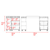Escritorio Extensible San Diego Fresno Europeo 70.5x75.5cm Con Archivador - ESCRITORIOS | Bylmo