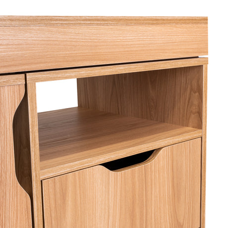 Escritorio Extensible San Diego Fresno Europeo 70.5x75.5cm Con Archivador - ESCRITORIOS | Bylmo