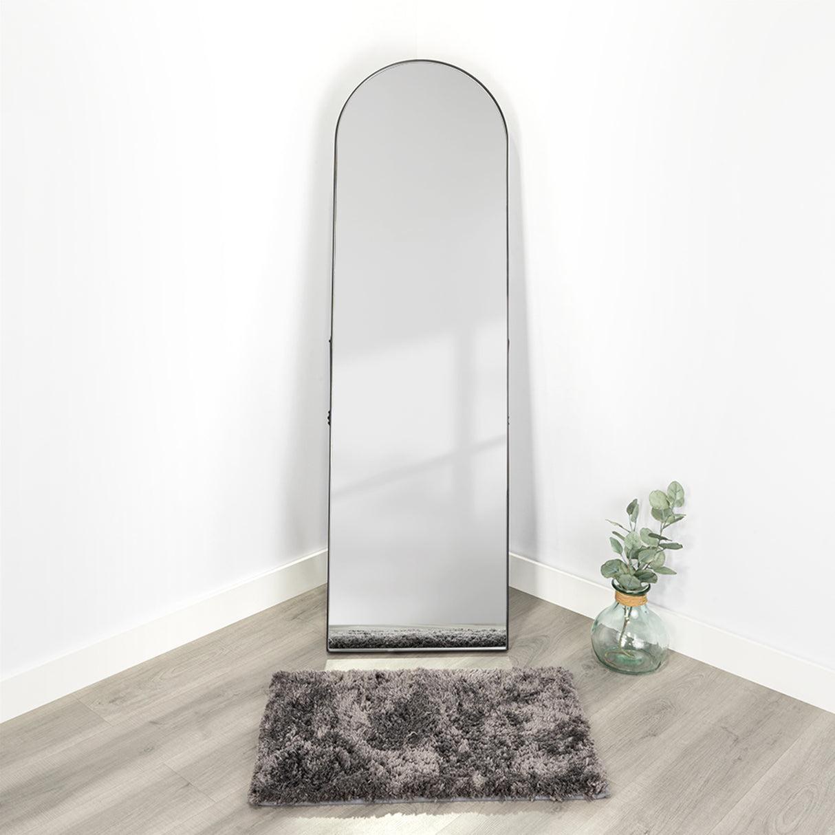 Espejo Tony Negro 48x160cm Rectangular De Piso o Pared - ESPEJOS DE PISO | Bylmo