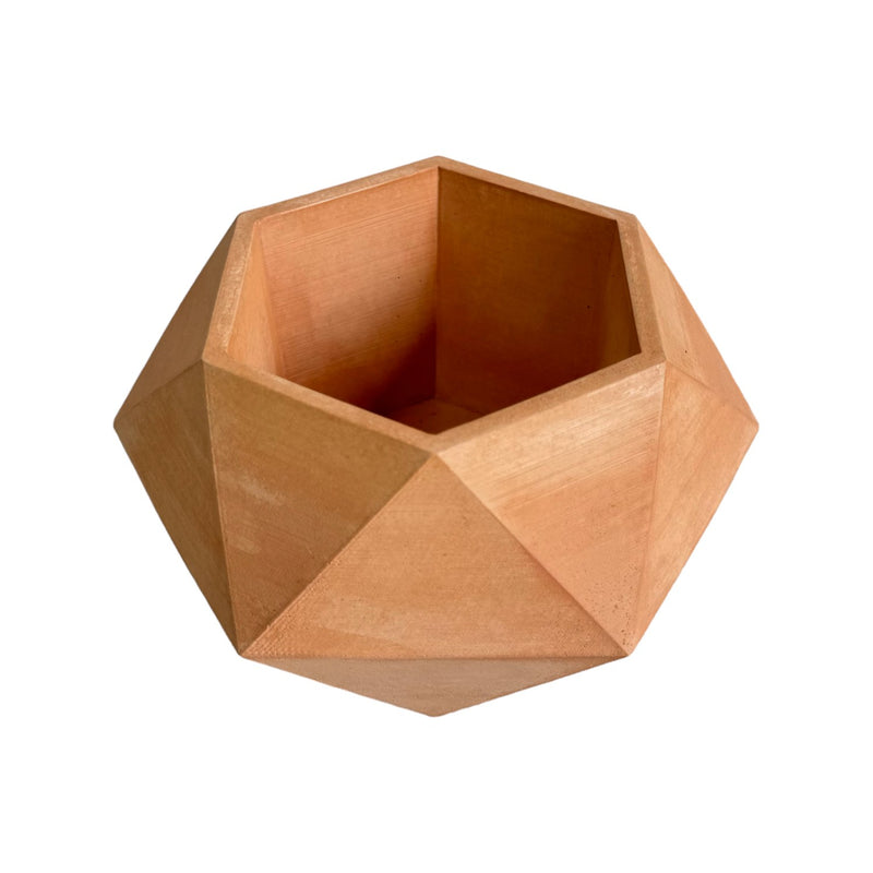 Matera De Mesa Mediana Adara Terracota 18x10.5cm Hexagonal