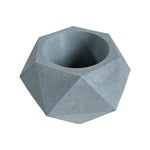 Matera De Mesa Pequeña Adara Petty Azul Petróleo 11x6.5cm Hexagonal