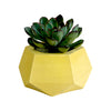 Matera De Mesa Pequeña Jade Amarillo 14x6.5cm Hexagonal