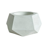 Matera de mesa Pequeña Jade Blanco 14x6.5cm Hexagonal - MATERAS Y MACETAS | Bylmo