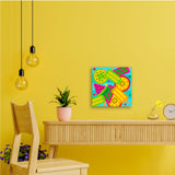 Kit Cuadro para Pintar Frutas y Paletas 24x24cm en MDF - CUADROS | Bylmo