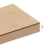 Kit Cuadro para Pintar Frutas y Paletas 24x24cm en MDF - CUADROS | Bylmo