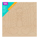 Kit Cuadro para Pintar Virgen de Guadalupe 24x24cm en MDF - CUADROS | Bylmo