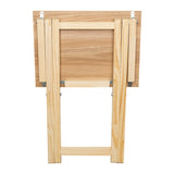 Mesa Auxiliar Plegable Otis Fresno Europeo 48.5x66cm Cuadrado - MESAS AUXILIARES | Bylmo