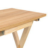 Mesa Auxiliar Plegable Otis Fresno Europeo 48.5x66cm Cuadrado - MESAS AUXILIARES | Bylmo