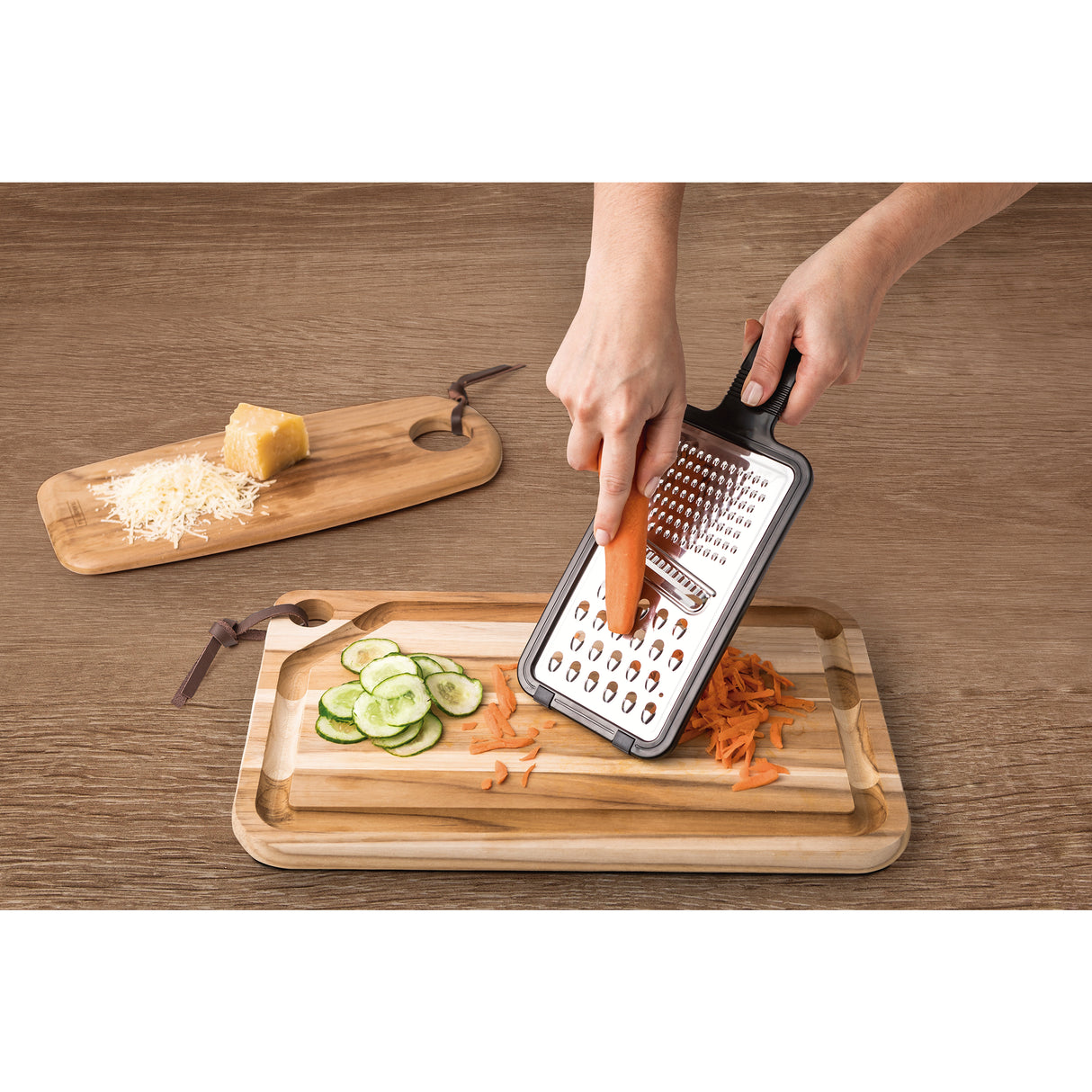 Rallador Utilitá Gris 12.1x3cm Para Cortar - UTENSILIOS PARA COCINAR | Bylmo