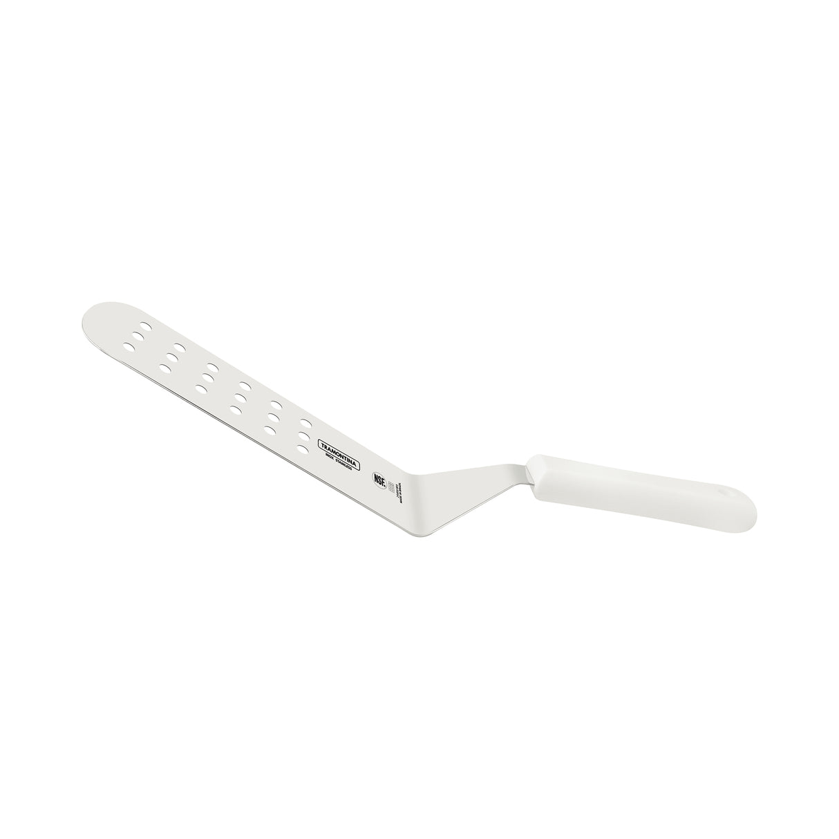Espátula Profesional Perforada Profissional Master Blanco y Acero 7.6x11.2cm Para Cocinar - UTENSILIOS PARA COCINAR | Bylmo