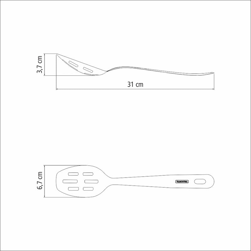 Cuchara Para Servir Perforada Extrata Acero 6.7x3.7cm Para Servir