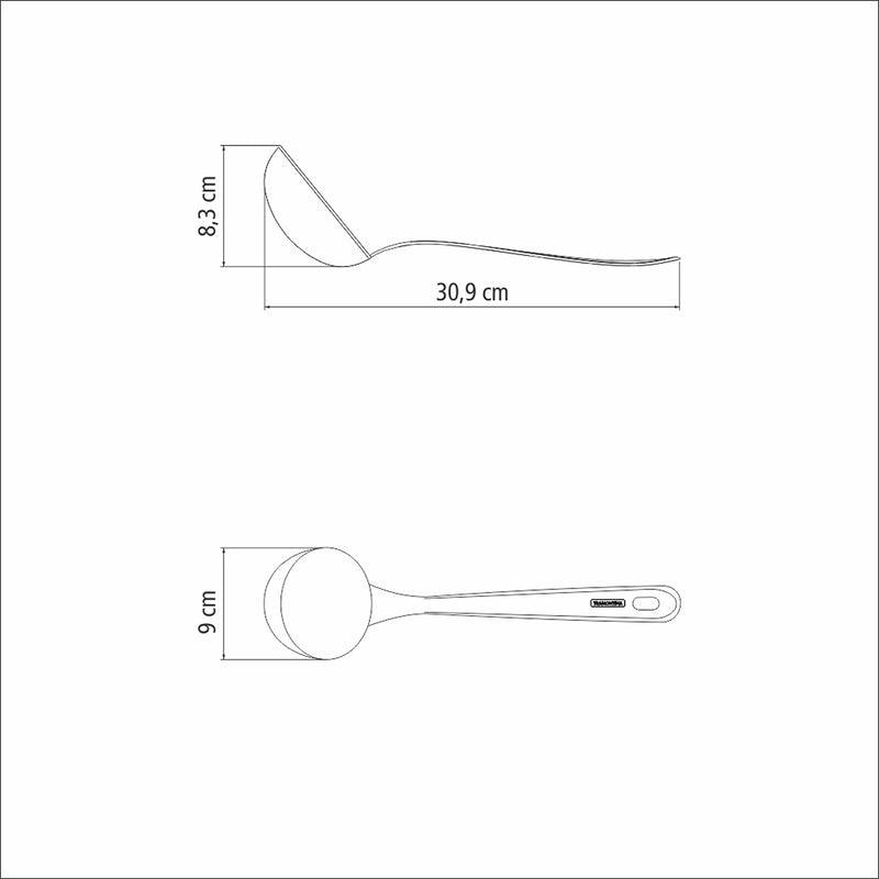 Cucharon Extrata Acero 9x8.3cm Para Servir