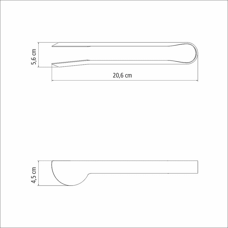 Pinza De Cocina Utility Acero 5.6x4.5cm Para Servir