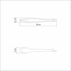 Pinza De Cocina Utility Acero 4.2x5cm Para Servir