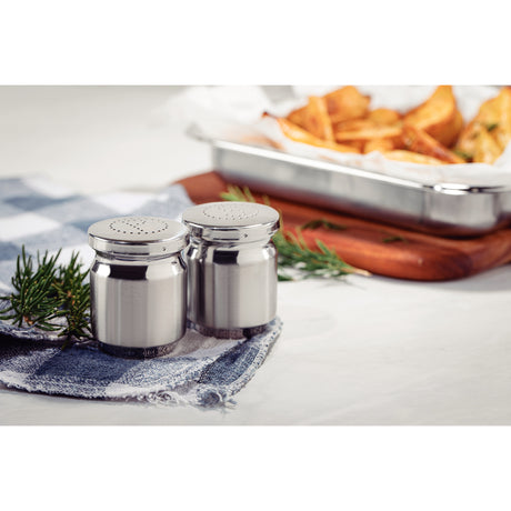 Salero Utility Acero 5.5x6.9cm Para Cocinar - UTENSILIOS PARA COCINAR | Bylmo