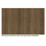 Closet Mônaco Marron 210x17.1cm con Cuatro Entrepaños y Tres Puertas - CLOSETS | Bylmo