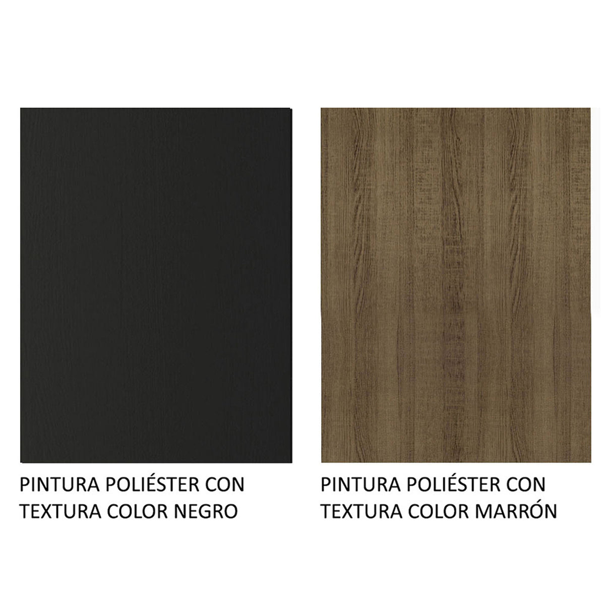 Closet Mônaco Negro y Marron 210x25.7cm con Cuatro Entrepaños Tres Puertas y Con Espejo - CLOSETS | Bylmo