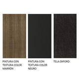 Combo Comedor y Sillas Claire Marron y Negro 90x78cm Cuadrado de Cuatro Puestos con Cuatro Sillas - COMEDORES | Bylmo