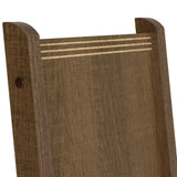 Combo Comedor y Sillas Débora Marron y Negro 90x76cm Cuadrado de Cuatro Puestos con Cuatro Sillas - COMEDORES | Bylmo