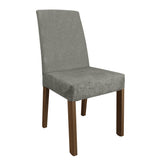 Combo Comedor y Sillas Renata Marron con Gris y Plata 160x79cm Cuadrado de Seis Puestos con Seis Sillas - COMEDORES | Bylmo