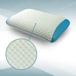 Almohada Air Flow De Espuma Viscoelastica 60x12cm Medio Firme