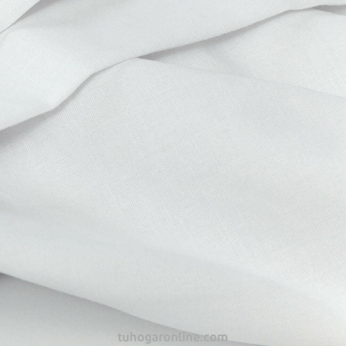 Set X 2 Fundas de Almohada Fondo Entero Blanco 50x90cm Hipoalergénica y Antiácaros