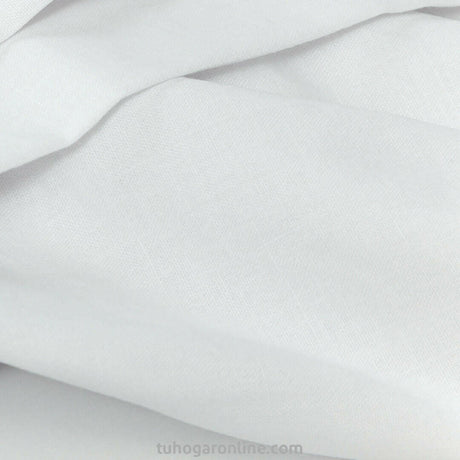 Set X 2 Fundas de Almohada Fondo Entero Blanco 50x90cm Hipoalergénica y Antiácaros