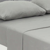 Juego de Sábanas Cotton Sense Fondo Entero Gris Oscuro Para Cama Sencilla 100 X 190 Cm - SABANAS | Bylmo