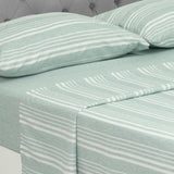 Juego de Sábanas Equilibrio Fondo Entero Verde Para Cama Doble 140 X 190 Cm - SABANAS | Bylmo