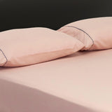 Sábana Ajustable Basic Fondo Entero Rosado Claro Para Cama Doble 140 X 190 Cm - SABANAS | Bylmo