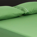 Sábana Ajustable Basic Fondo Entero Verde Limón Para Cama Doble 140 X 190 Cm - SABANAS | Bylmo