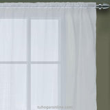 Cortina Velo Fondo Entero Blanco 280x220cm Deslizante Para Tubo - VELOS | Bylmo