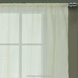 Cortina Velo Fondo Entero Beige 280x220cm Deslizante Para Tubo - VELOS | Bylmo